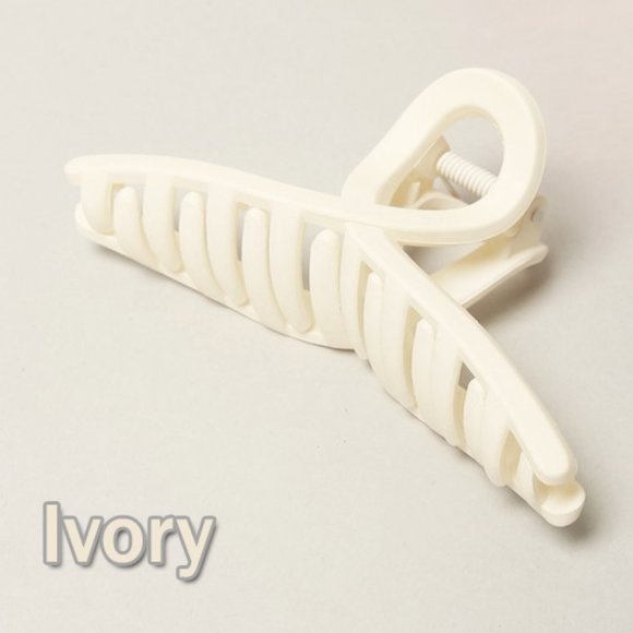 NEW Large Big Thick Hair Strong Modern French Twist Matte Hair Claw Clips - Picture 6 of 6